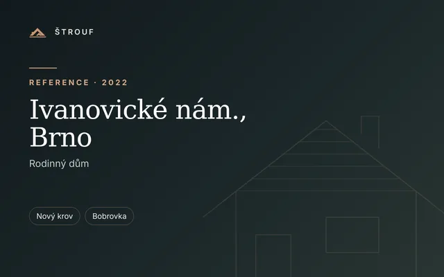 RD Ivanovické náměstí, Brno – reference ŠTROUF